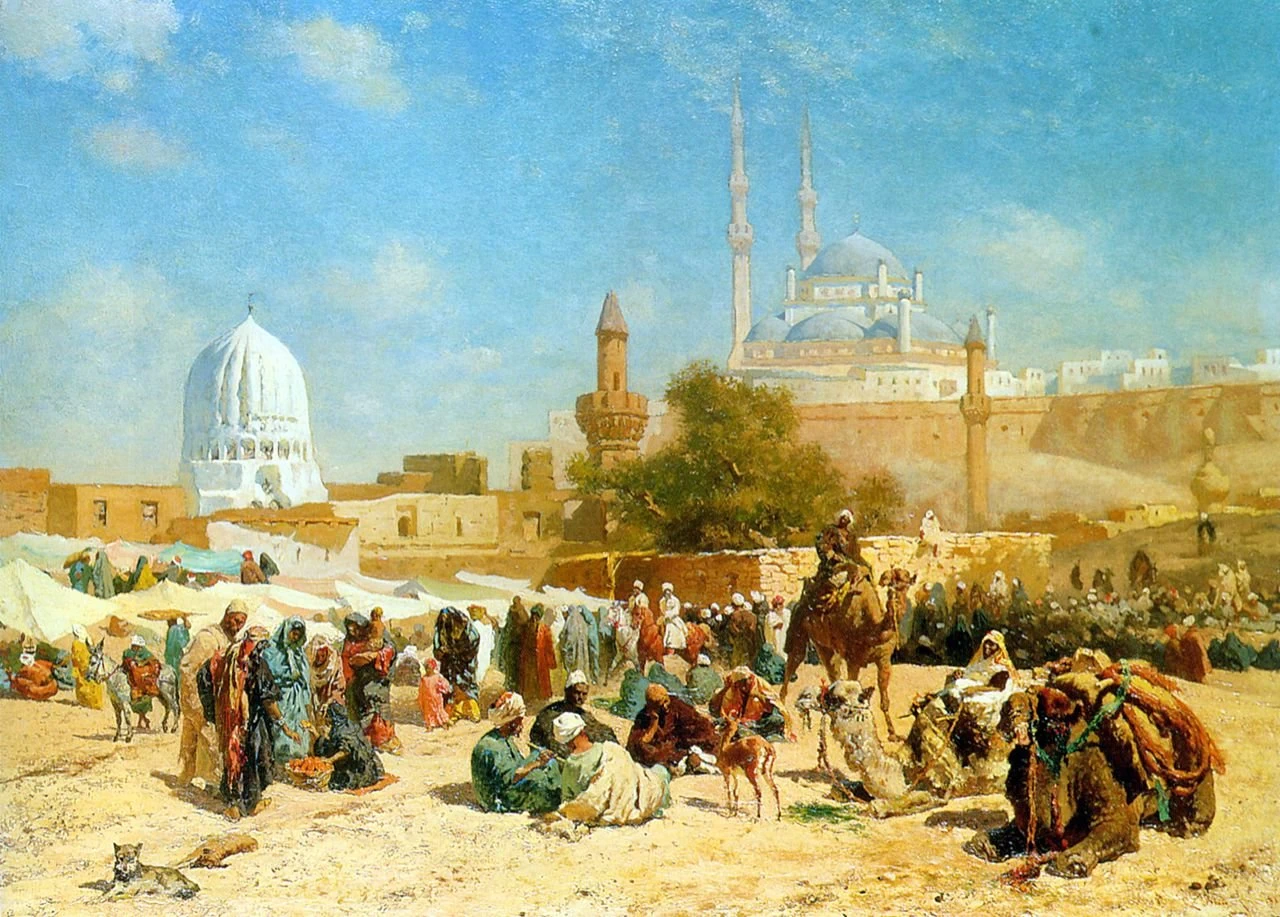 Fuori dalle mura del Cairo, 1883